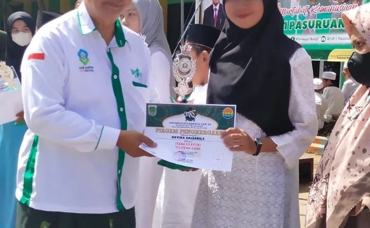 Naila Nahdi Maghfiroh XII RPL Raih Juara 1 MTQ Tingkat Kecamatan Bangil