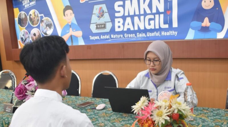 PT. YMPI Buka Lowongan di SMKN 1 Bangil, Ratusan Alumni dan Siswa Ikut Seleksi