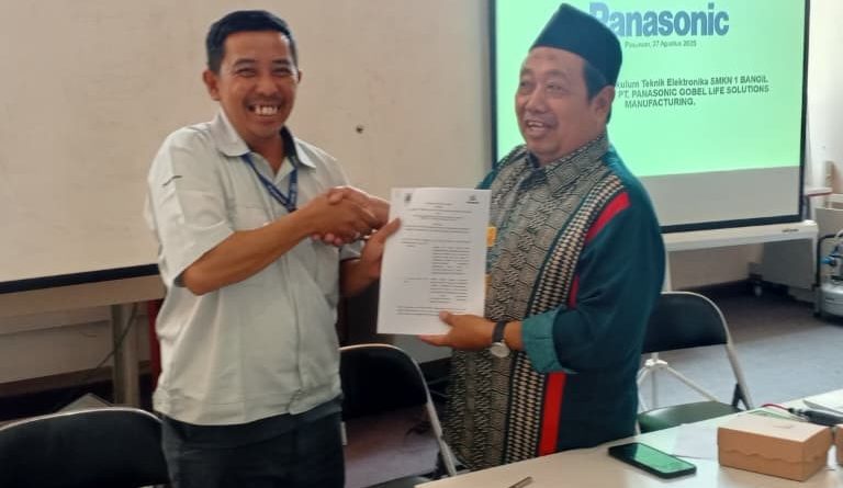 Kerja Sama SMKN 1 Bangil dengan PT Panasonic Gobel Life Solutions Manufacturing Indonesia