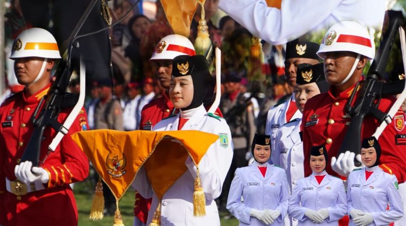 Tiga Siswi SMKN 1 Bangil Terpilih Menjadi Paskibraka Kabupaten Pasuruan dalam Upacara HUT RI ke-80 Tahun 2025