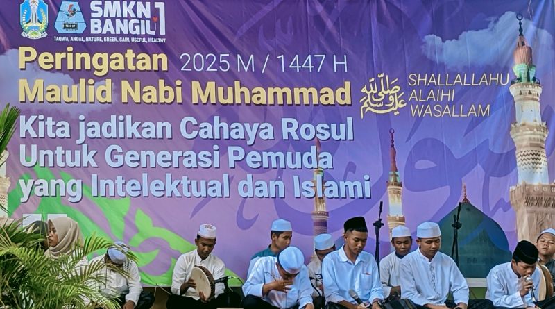 SMKN 1 Bangil Gelar Peringatan Maulid Nabi Muhammad SAW 1447 H / 2025 M