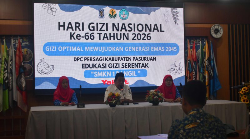 Gizi Optimal, Generasi Emas! HGN 2026 di SMKN 1 Bangil