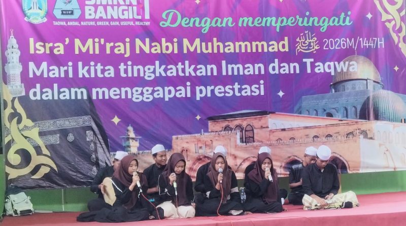 Isra’ Mi’raj di SMKN 1 Bangil: Adem, Khidmat, dan Penuh Hikmah